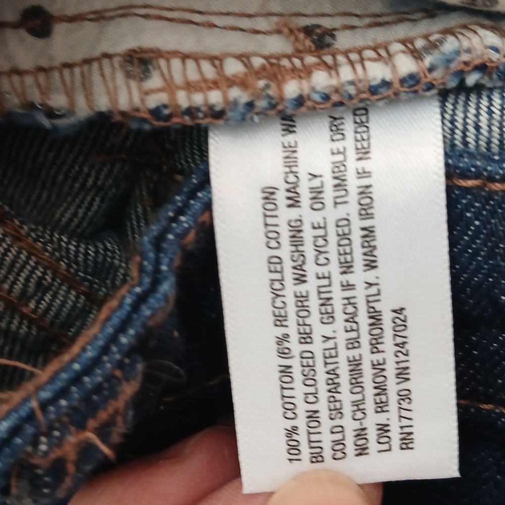 NWT Kate Spade Cropped Dark Rinse Boyfriend Jeans ♤ Size 4 - Picture 14 of 14